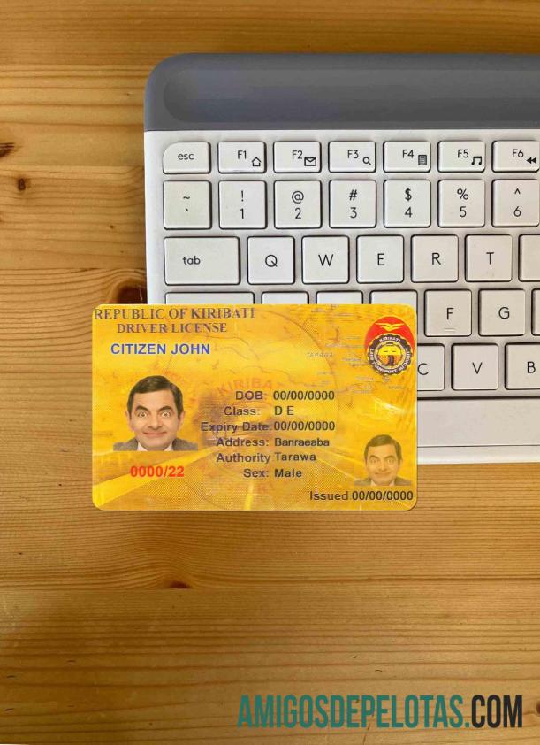 Kiribati DL fotovisual frontal baixar para verificação